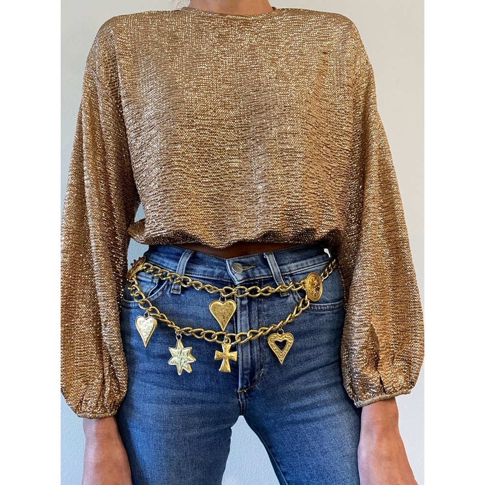 Nwt show me your mumu good times blouse xs